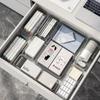 Divided Drawer Tray Transparent Drawer Storage Bin Multifunctional Divider Box