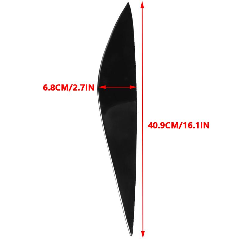 1 Pair Glossy Black Front Headlight Headlamp Eyebrow Eyelid Cover Trim For Mercedes-Benz C-Class W204 2008 2009 2010 2011