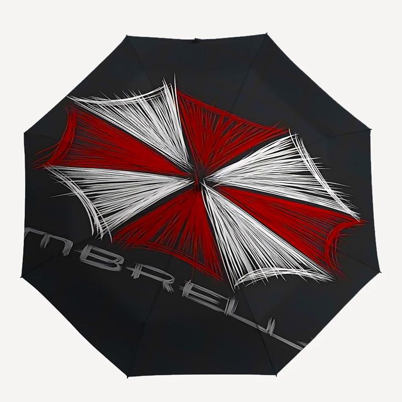 

1pc Umbrella Corporation Portable Fold- Design, 8 Ribs, Reliable Performance, with Automatic Open/close10130