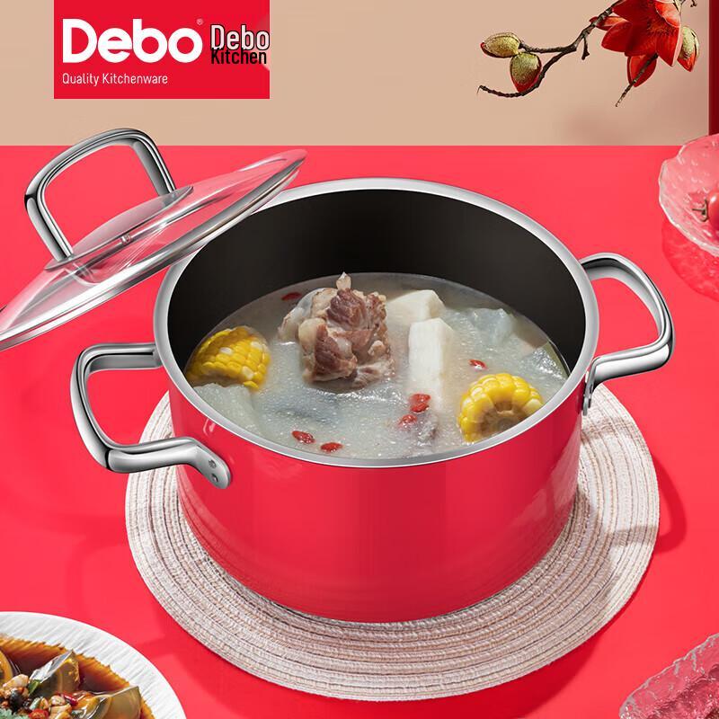 Debo Himalayaanse Keramisch-Staal Titanium Soeppan