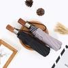 New 10k vinyl automatic folding business umbrella metal wooden handle three-fold parasol, vinyl sunshade and sun protection