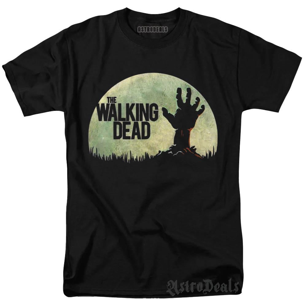 Футболка The Walking Dead AMC Зомби Хоррор промо графический дизайн Футболка Унисекс Футболка S
