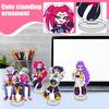Cute Acrylic Stand With Anime-themed Elements, A Beautiful Desktop Decoration