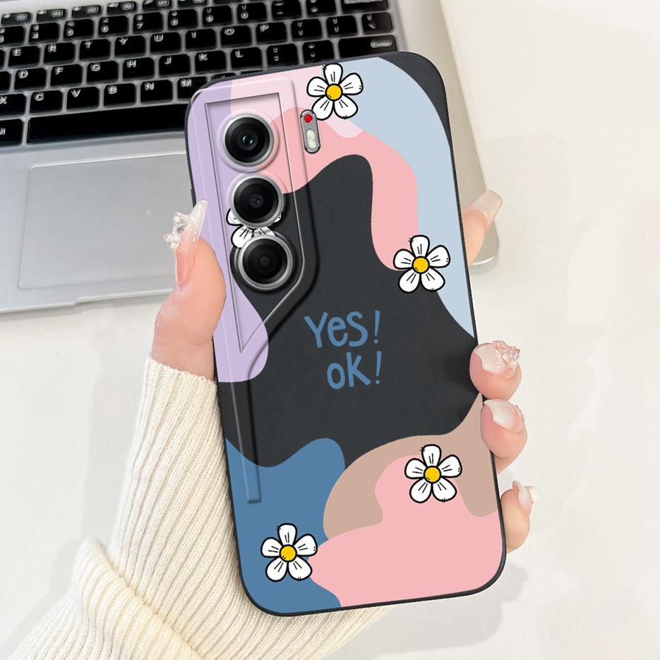For Tecno Camon 40 Pro 4G Case CM6 Luxury Art Painted Cover Shockproof Phone Case For Tecno Camon40 Camon 40 Pro CM7 Soft Fundas