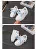 Girls' Leather Spring Bowknot Sneakers - White, Big Kids, Student-Friendly