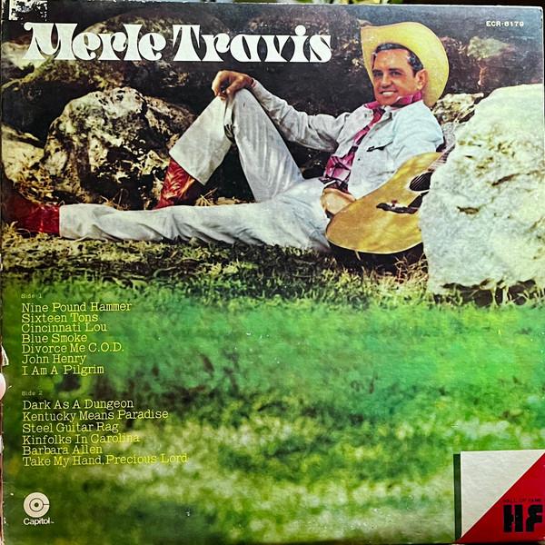 Виниловая пластинка MERLE TRAVIS Travis ECR8179 CAPITOL Япония CountryFolk Б/у
