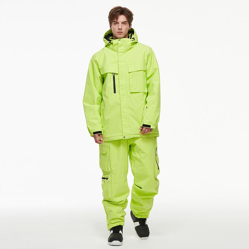 Ski Suit Set: Waterproof Winter Jacket & Pants for Women & Men.