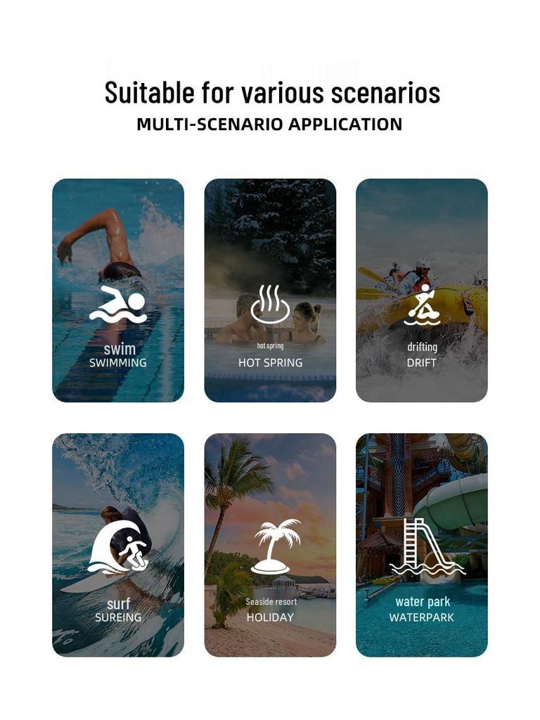 SABOLAY Herren Racing Badehose - High-End Nylon Flat-Leg Design für professionelle Schwimmer