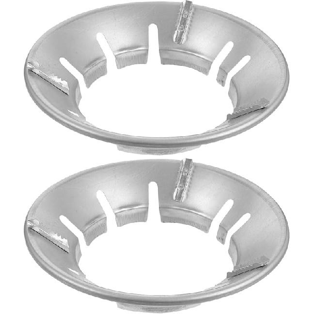 Kichvoe 2PCS Wok Ring For Gas Stove: Stainless Steel Wok Rack Wok Ring For Gas Burner Round Bottom Wok Stand Wok Accessories-10 * 2Inches Gas Stove 8-opening