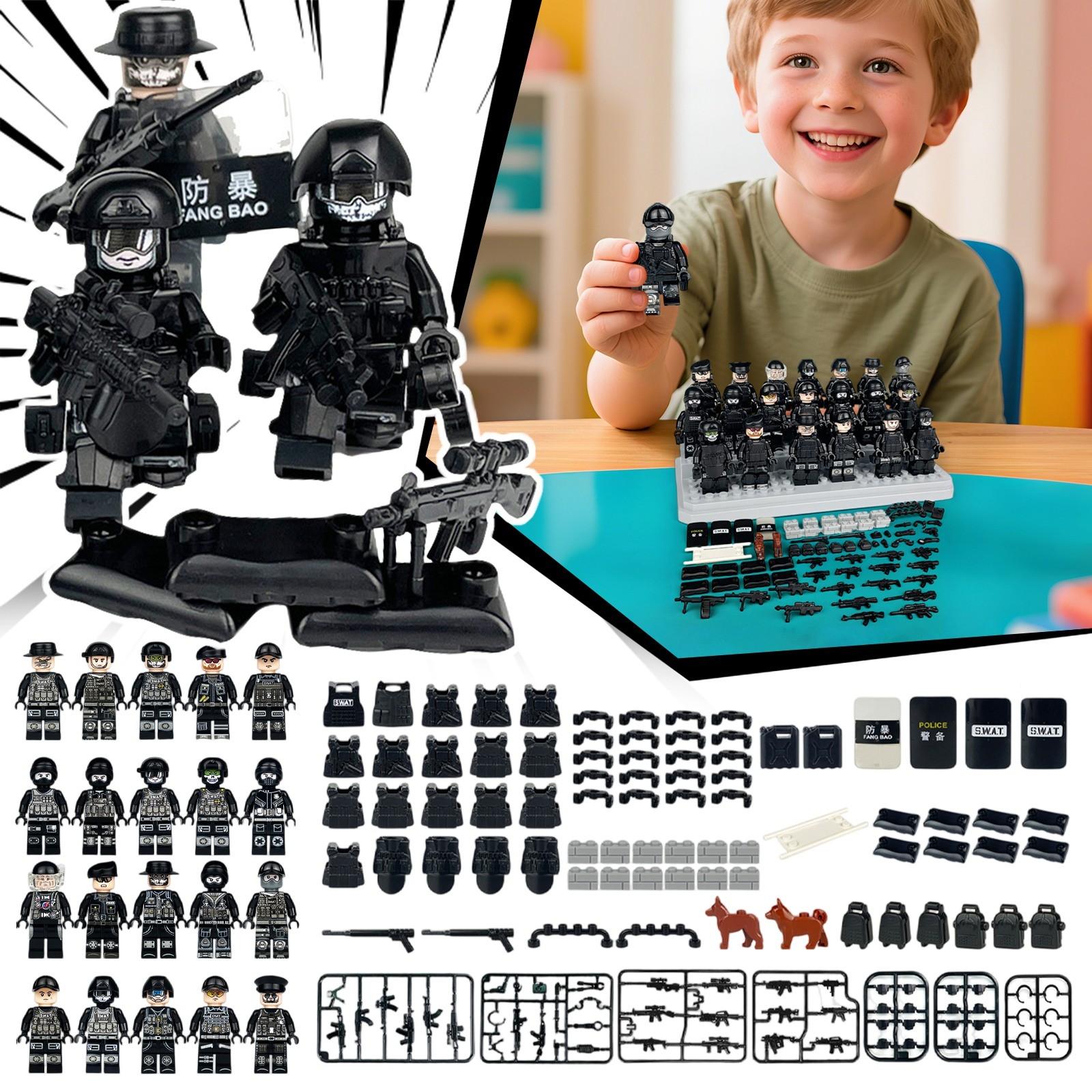 

Детские фигурки-конструкторы — лучшие подарки для детей One Size чёрный