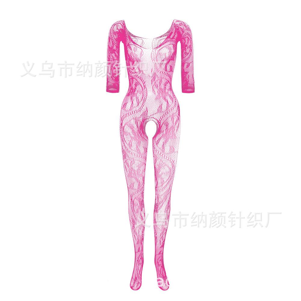 New One-piece One-piece Mesh, Big Dragon Pattern Free-to-take Lingerie