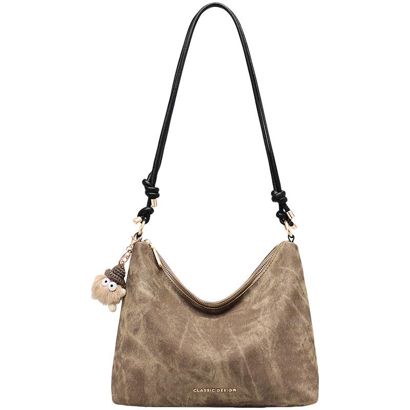 2025 New Autumn Winter Fashion Crossbody Bag for Women, Vintage High-end Feel Single Shoulder Commuter Bag