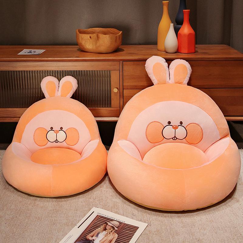 Soft Dog Rabbit Bear Animal Plush Stuffed Toy Cushion Sofa Decor Pillow Cute Baby Kids Girl Birthday Accompaniment Gift