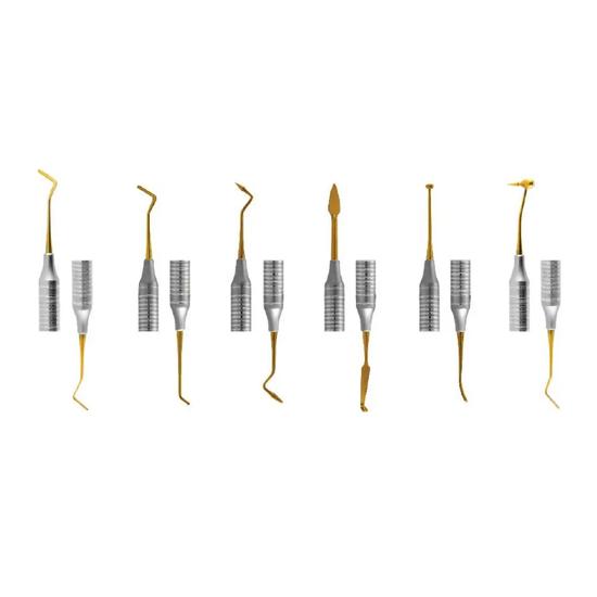 GDC Composite Instrument Gold Titanium Set Of 6 (CIGS6)