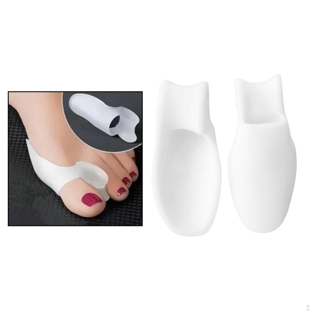 Rubber Toe Separators Spreader Spacer for Overlapping Toes Bunion Pain