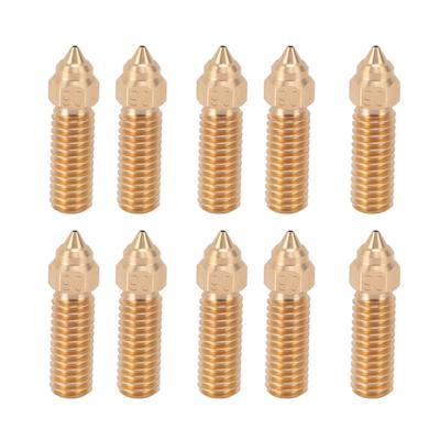 10pcs 3D Printer Extruder Brass Nozzles High Temperature Resistance Wear Resistant for Creality K1
