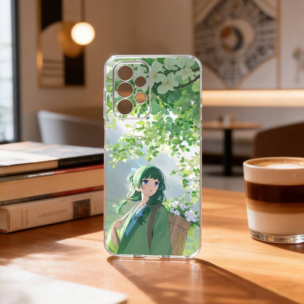 The Apothecary Diaries Anime Phone Case Transparent Silicone Soft For Samsung S25,S24,S21,S22,S23,S30,Ultra,S20,Plus,Fe