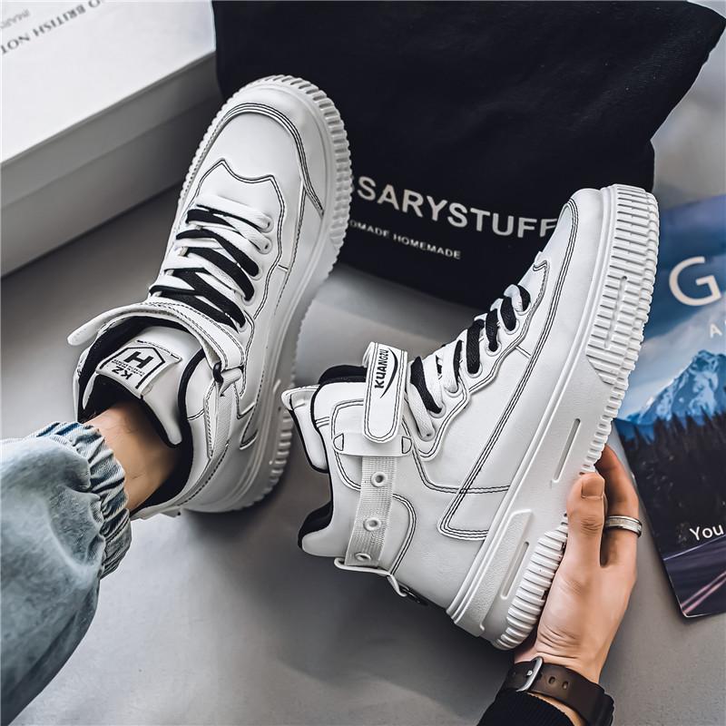 Mode 2024 Herbst Winter High Top Casual Atmungsaktiv Hollow Board Schuhe Unisex Sport Skateboardschuhe Mode Vulkanisierte Schuhe Herren