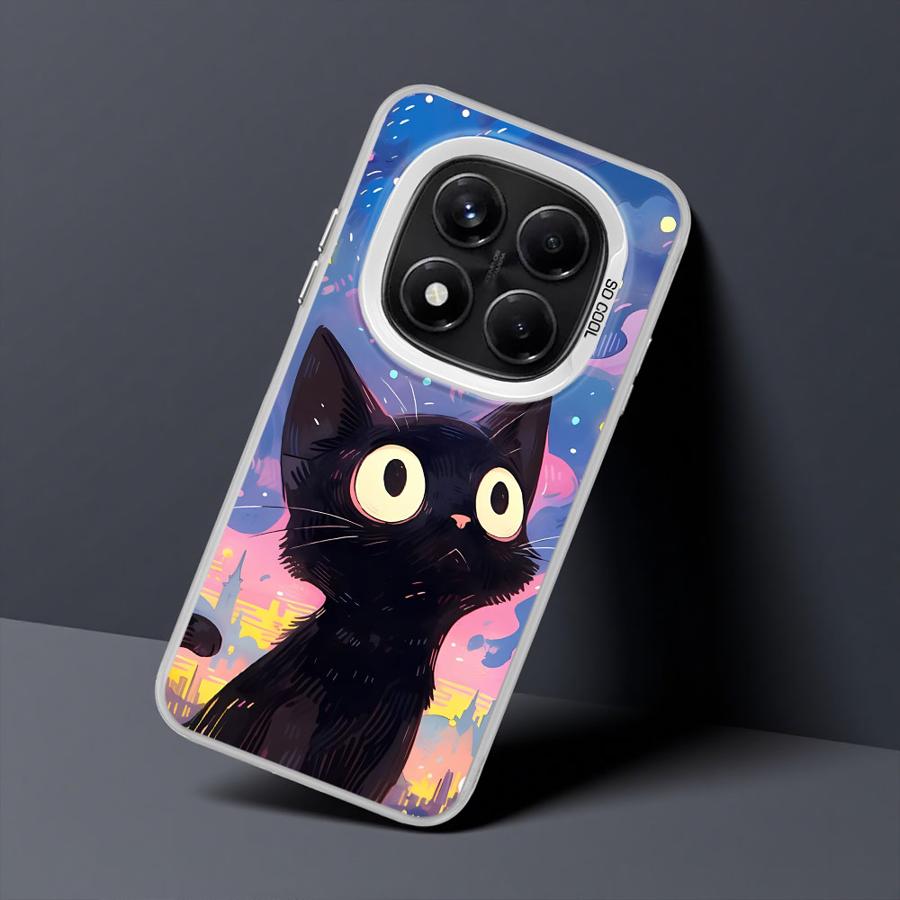 Van Gogh Art Cat Phone Case for Xiaomi Redmi Note 10s 10 11 Pro 11s 12 13 14 Pro Plus Soft Cover
