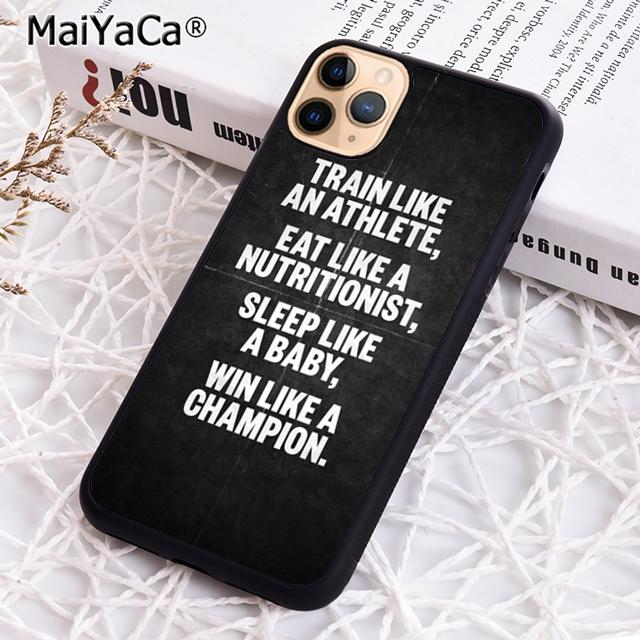 Gym Motivational Fitness Phone Case For iPhone 17 Air 16 Pro Max 15 14 Plus 12 13 Shell Cover Coque