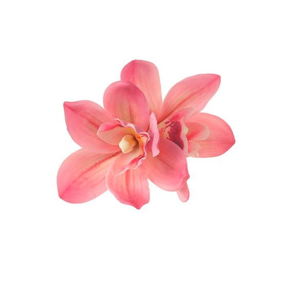 1/3Pcs Women Hairpin Secure Grip Realistic Orchid Design Hair Clip Non-Fading Decorative Hair Accessories