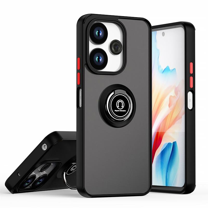 Hard PC Shockproof Funda For Xiaomi Redmi 13C 13 4G 5G Case Ring Kickstand Car Magnetic Phone Cover for Redmi13 13 C Armor Matte