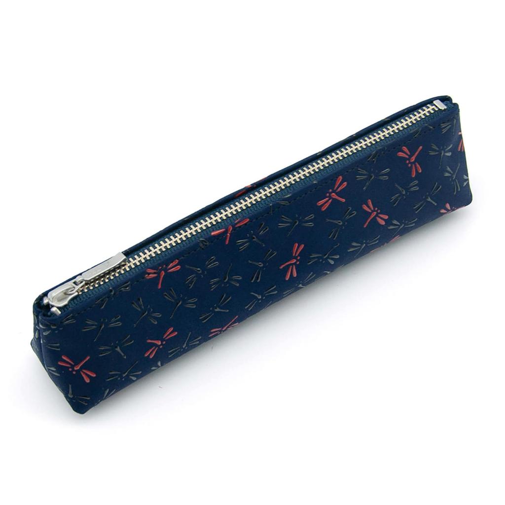 Inden Pen Case Nagomi Dragonfly Traditional Crafts Koshu Inden Deerskin Lacquer Original Brand [Inden-ya] Inden-ya (No.7526)