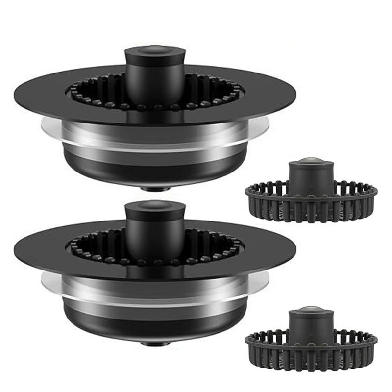 Kitchen Sink Drain Basket Anti Clogging Drain Stoppers Bounce Cores Sink Strainer Wash Basins Drain Filter Easy to Use