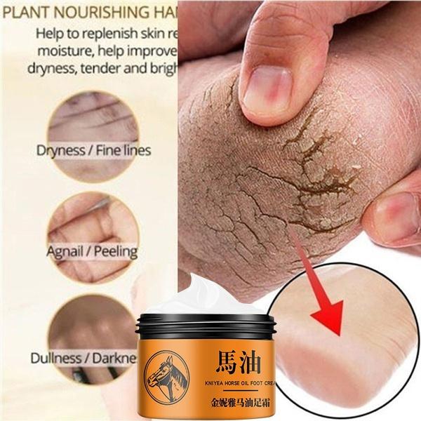 1 Box Horse Oil Hand And Foot Repair Cream Skin Moisturizing Foot Skin Care