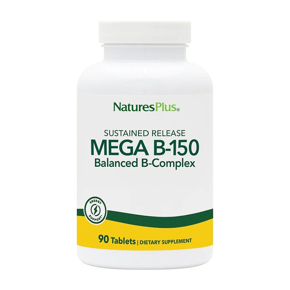 

Sustained Release Mega B-150 Balanced B-Complex, 90 Tablets