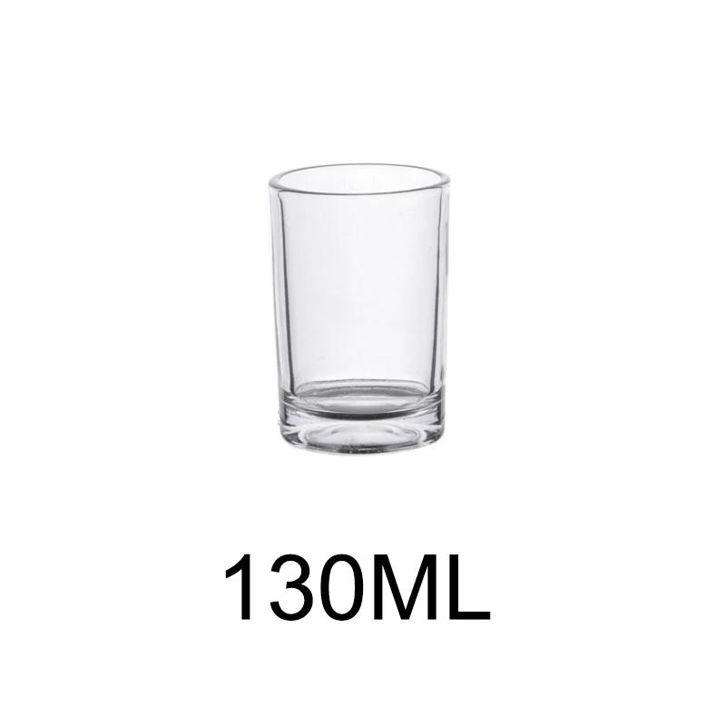 130-315ML Glass Water Cup Transparent Drinking Glasses for Juice Beer Iced Coffee Mugs Drinkware Household Straight Glass Cup