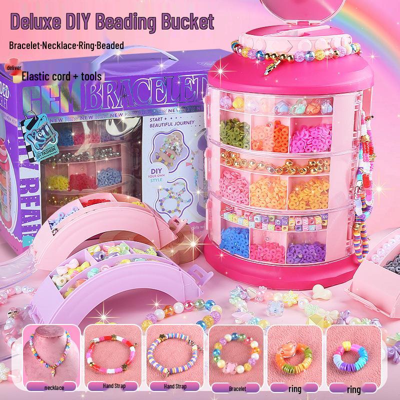 

Сделай сам шкатулку для бижутерии для девочки: Браслет и ожерелье принцессы Кукла Игрушка Подарок