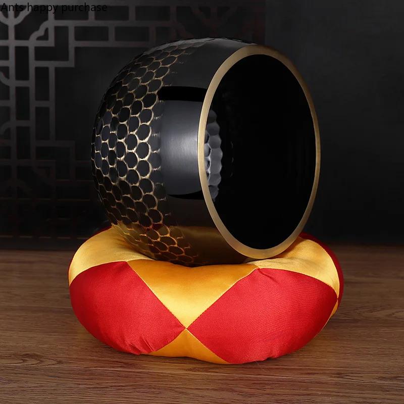 Copper Bowl Buddha Sound Bowl Buddhist Supplies Tibetan Bowls Sacrificial Music Therapy  Tibetan Singing Bowls Set Mat Stick