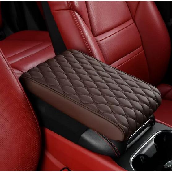 Car Armrest Pad Center Console Box Cover Leather Protector Cushion Accessories