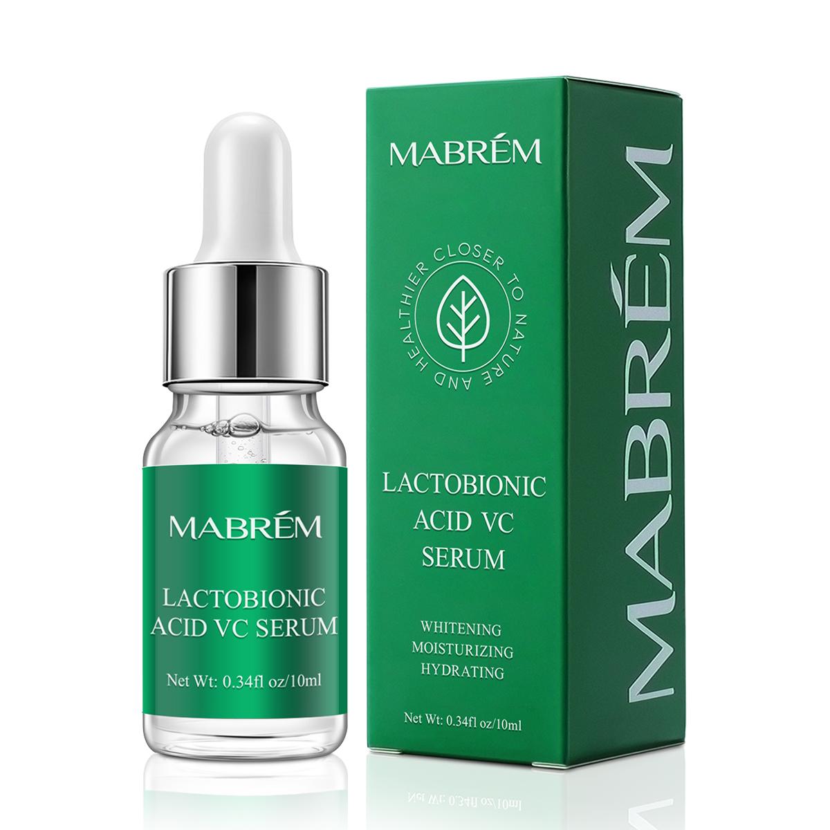 

MABREM Лактобионовая эссенция с витамином C сужает поры, отбеливает, увлажняет кожу 10 мл 1pcs