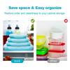 Collapsible Silicone Food Storage Container,Bento Lunch Boxes For Kitchen, Microwave Safe. Foldable Design Saves Your Space.