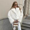 In the Wind Fox Fur Jacket Women's Short Autumn and Winter Imitation Fur Jacket Light Versatile Plush Women's Clothing