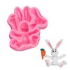 1PC Easter Silicone  Cake Diy Color Silicone Qifeng  Shape Cake