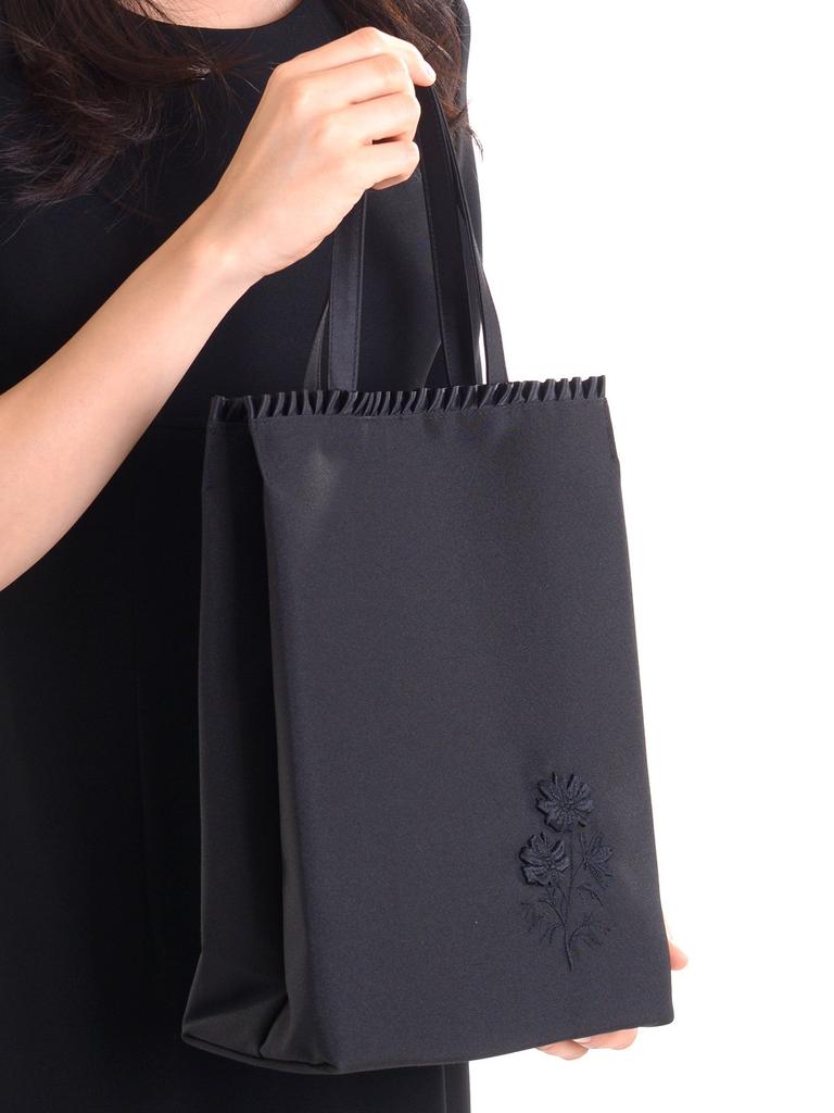Aurora Formal Sub-Bag, Made in Japan, Black Formal Bag for Weddings, Entrance Exams, School Events, and Ceremonial Occasions