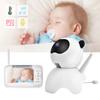 720P HD Wireless Digital Color Night Vision Baby Monitor with 5in LCD