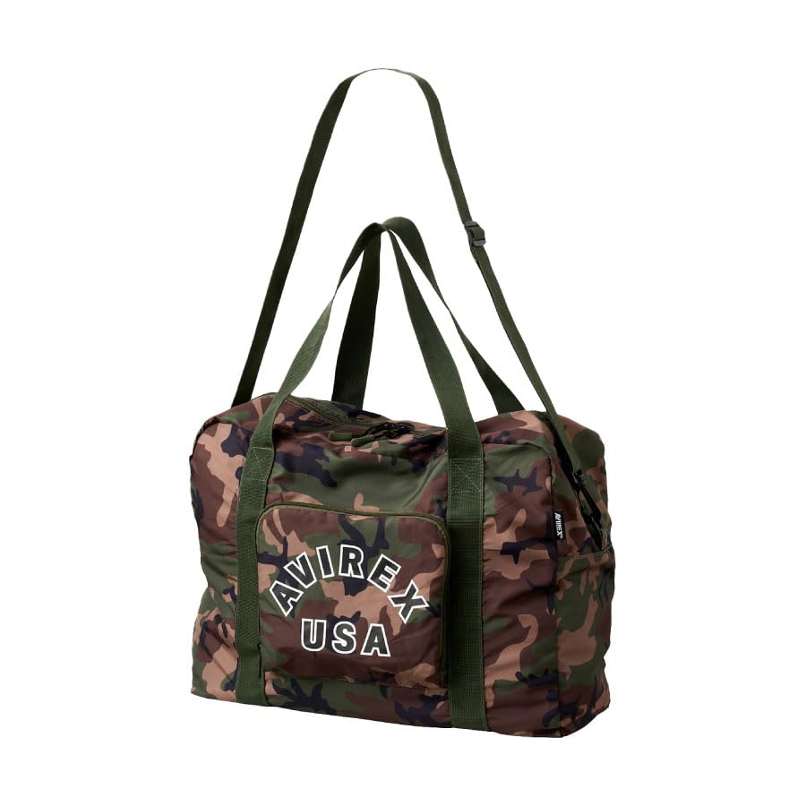 AVIREX Bag Tote Bag Bag Folding Travel Bag Folding Bag Carry Bag Cute Children Kids Travel Goods Travel Goods Travel Goods Avirex Carry-on (Olive)