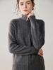 Pure Cashmere Women's Loose Knit Zipper Cardigan Sweater