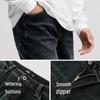 Semir Men's Winter Fleece-Lined Slim-Fit Stretch Jeans