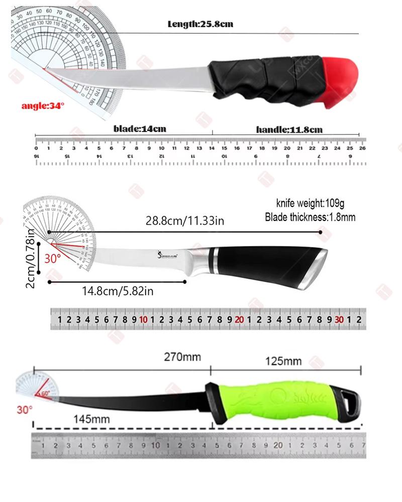 Kitchen Knives Stainless Steel Fillet Boning Knife Fish Killing Knife Multifunctional Fruit Knife Meat Cleaver Utility Knife