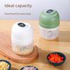Small Electric Garlic Masher and Meat Grinder for the Kitchen, with Wireless Function - Perfect for Making Baby Food.