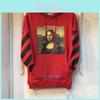 White Off Nwt Co Virgil Abloh Hoodie Plaid Hooded Religion Sweatshirt Painting
