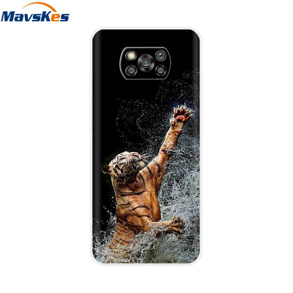 Pour Xiaomi POCO X3 Coque Pour Poco X3 Pro NFC Silicone Souple Arrière Pour Poco X3 POCOX3 X 3 NFC 6.67'' Fundas Coques Coque Pare-chocs
