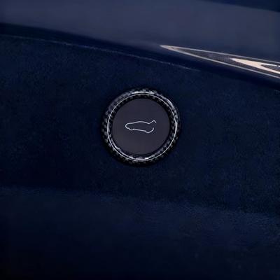 Car Trunk Switch Button Cover Ring Interior Modification Accessories Decorative Sticker For Model Y MODEL 3 2019-2025