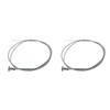 2X Chrome Universal 6 Ft Carb Carburetor Choke Cable Push Pull Choke Throttle Cable For Hot Rat Rod Holley Edelbrock