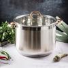 Garnek stalowy gastronomiczny duży 18.7L 32cm Rose Gold KLAUSBERG KB-7797
